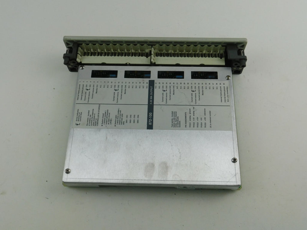 AEG Modicon  AS-B872-100  Analog Current Output  4-20mA