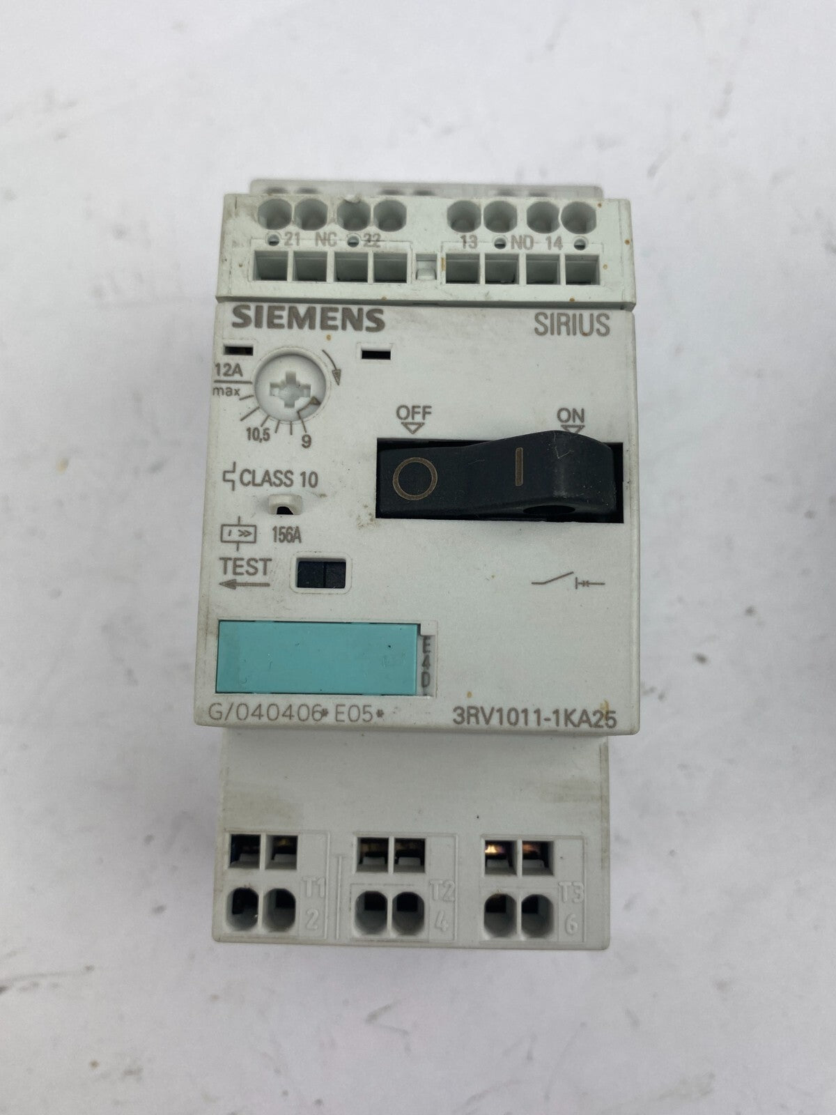POSTEN...SIEMENS SIRIUS 3RV1021-4DA15 12A +3RV1021-4DA15 25A