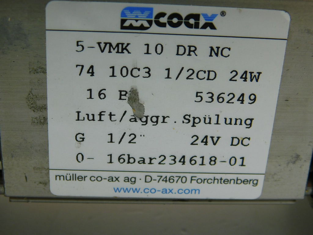 Müller Coax 5-VMK 10 DR NC 74 10C3 + MD 510503 S