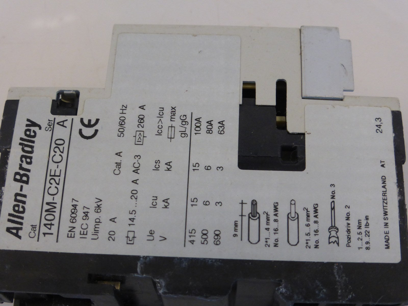 Allen Bradley 140M-C2E-C20 A