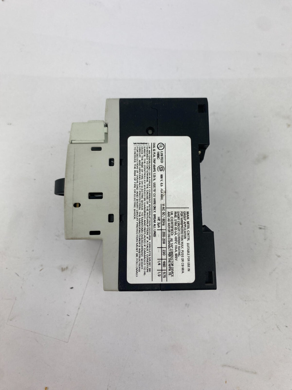 SIEMENS SIRIUS 3RV1011-0FA10 0,5A
