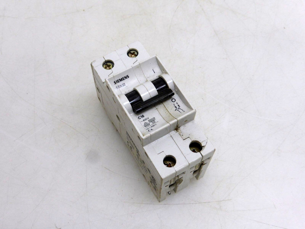 Siemens 5SX22 C16 Leitungsschutzschalter 2-polig ~400V