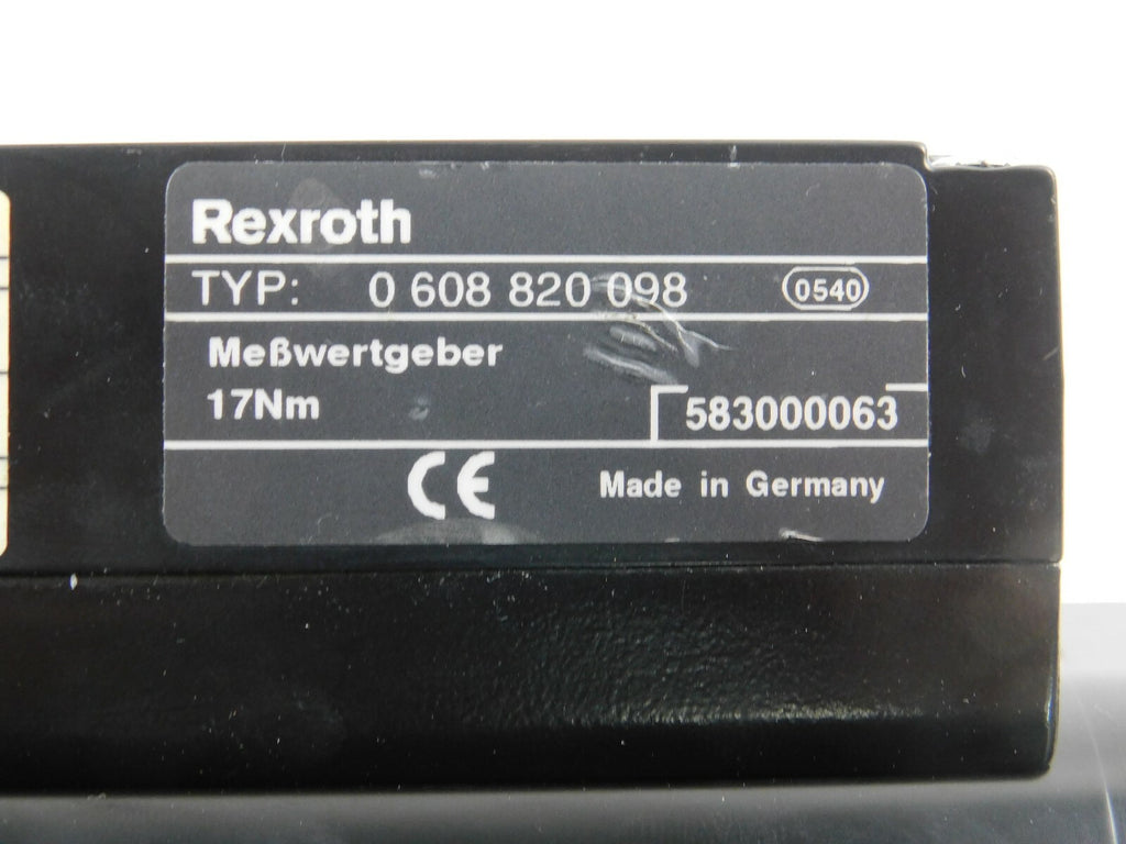 Bosch Rexroth Meßwertgeber 0 608 820 098  17Nm
