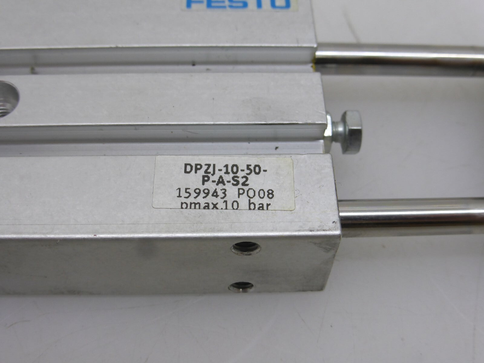 FESTO Doppelkolben-Zylinder DPZJ-10-50-P-A-S2 159943 PO08 pmax.10 bar