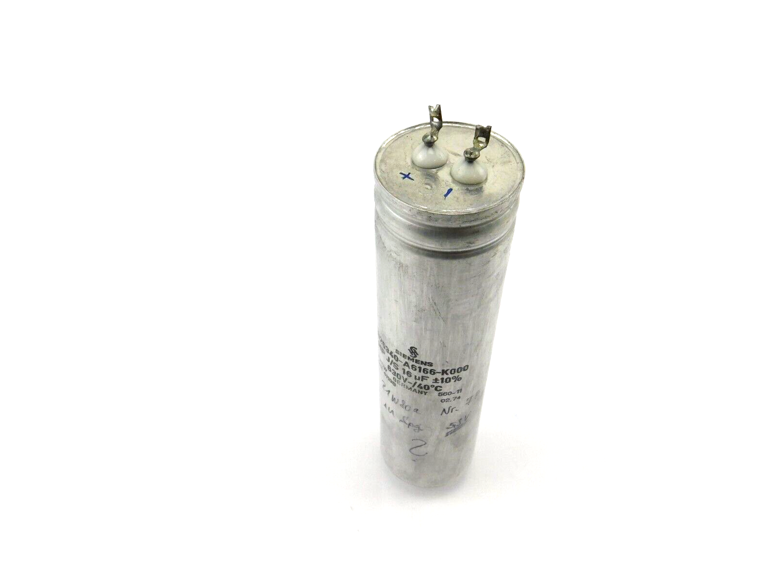 SIEMENS B25340-A6166-K000 MP J/S 16 µF+-10% 630V -/40°C