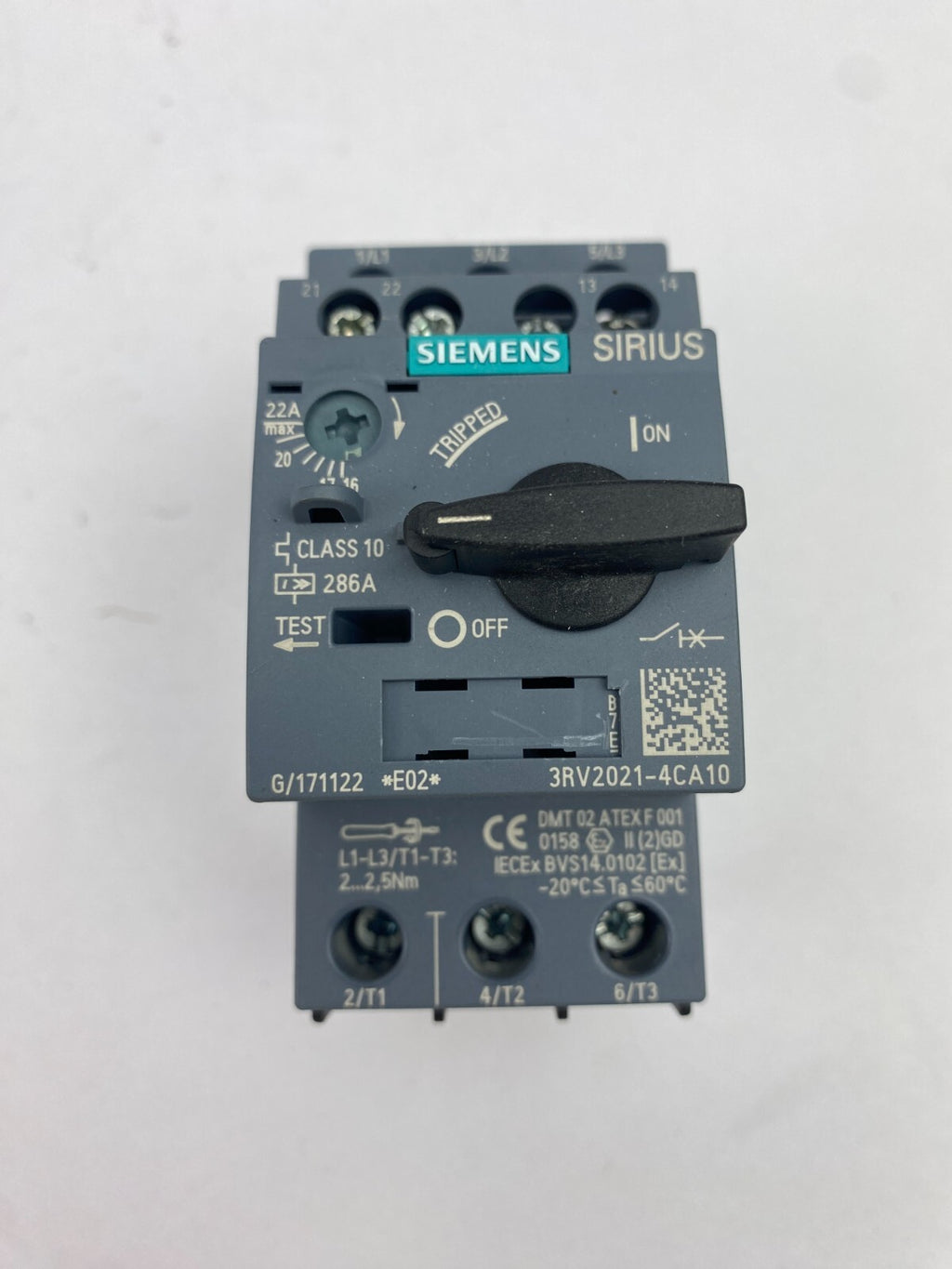 SIEMENS SIRIUS 3RV2021-4CA10