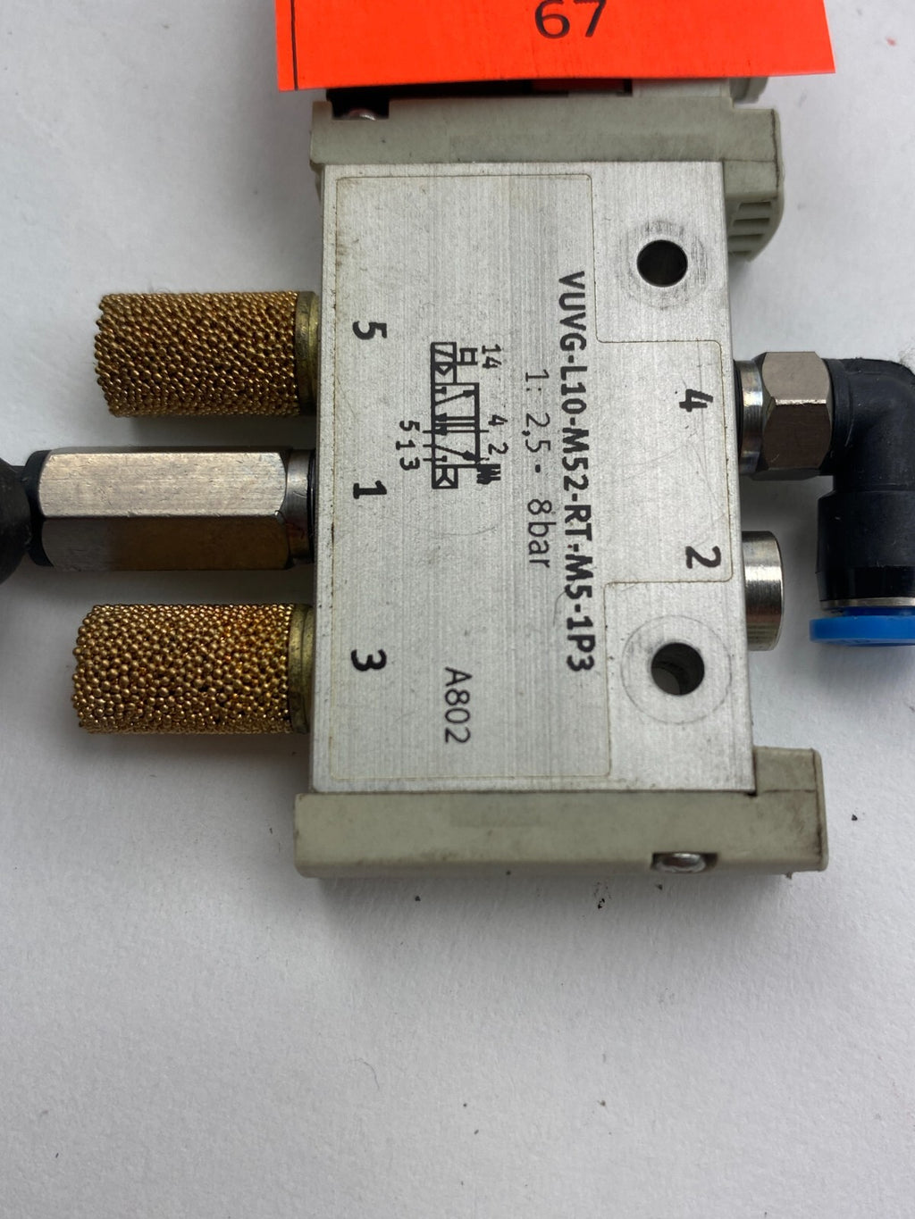 FESTO VUVG-L10-M52-RT-M5-1P3 + VAVE-L1-1VR8-LP