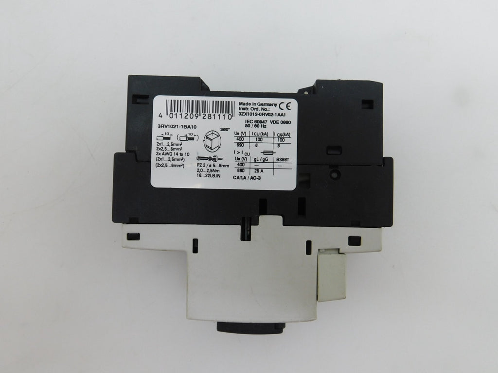 SIEMENS SIRIUS 3R 3RV1021-1BA10 Leistungsschalter