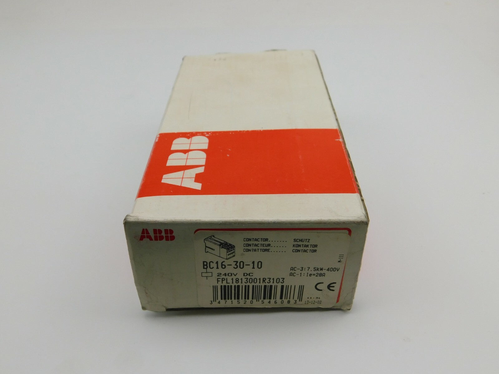 ABB Schütz BC16-30-10 FPL 1813001R3103