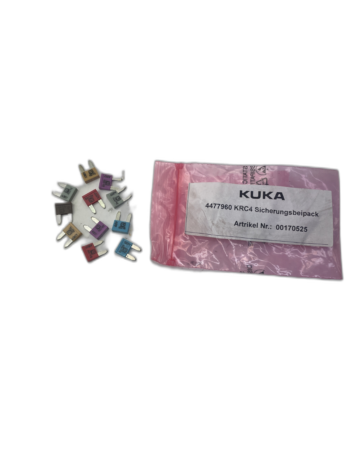 Kuka 4477960 KRC4 Sicherungsbeipack Mini-Flachsicherungen  00170525 ** 6 st **