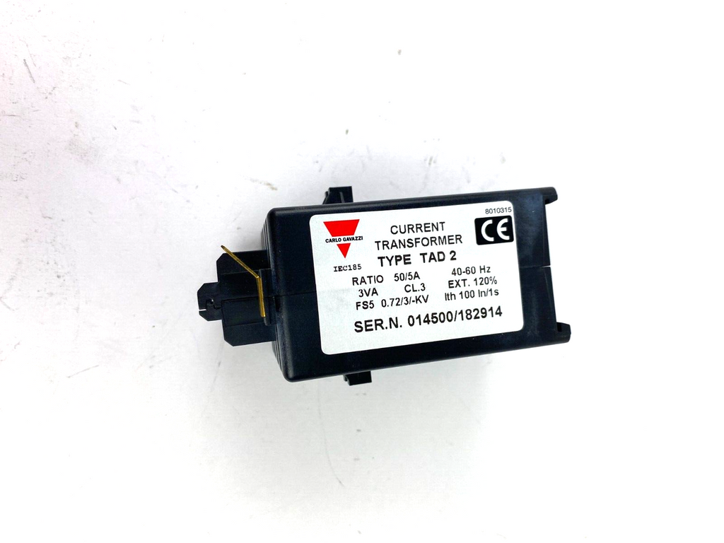 CARLO GAVAZZI TAD 2 50/5A CURRENT TRANSFORMER