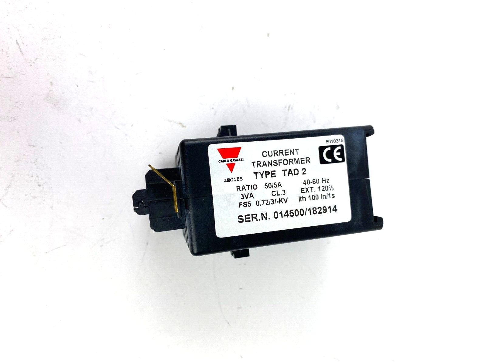 CARLO GAVAZZI TAD 2 50/5A CURRENT TRANSFORMER