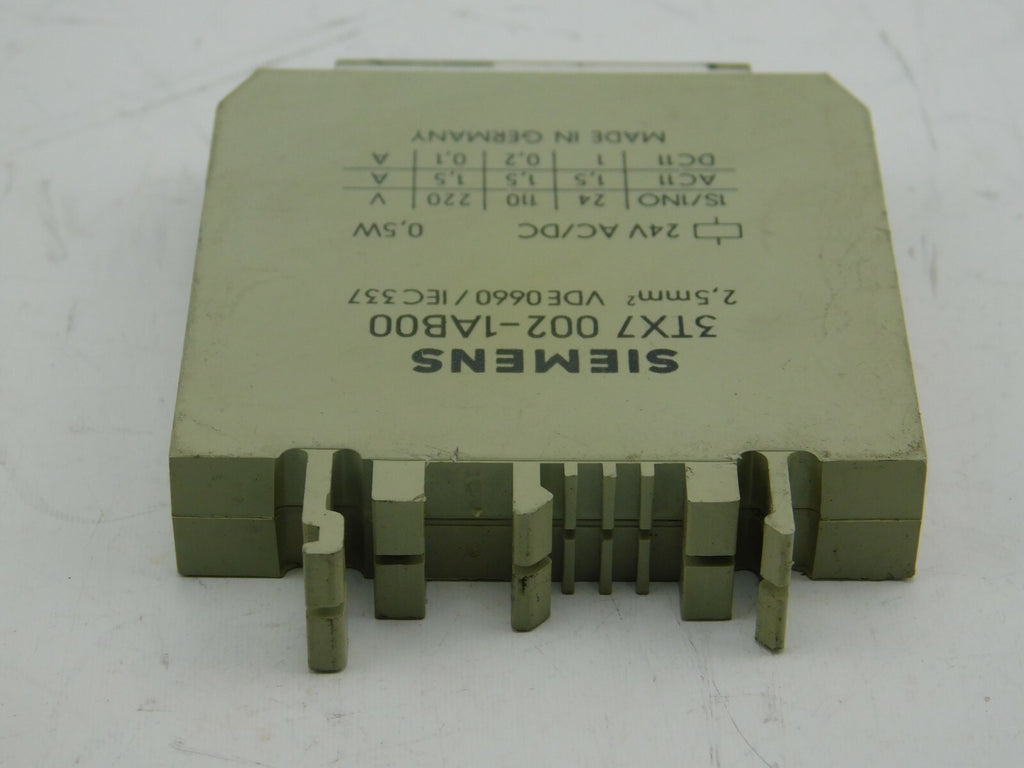 SIEMENS 3TX7 002-1AB00 2,5mm VDE 0660/ IEC 337 24V AC/DC ** 5 Stück **