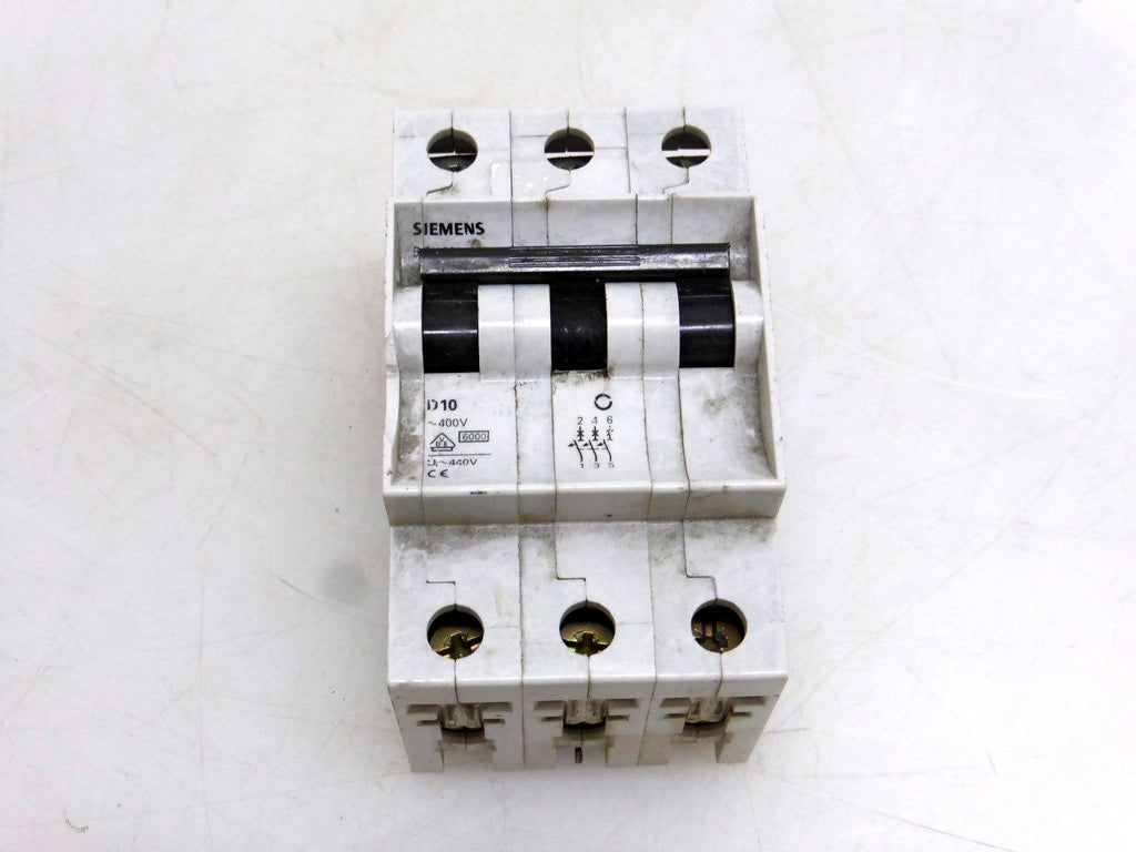 Siemens 5SX2 D10 Leitungsschutzschalter 3-polig ~400V