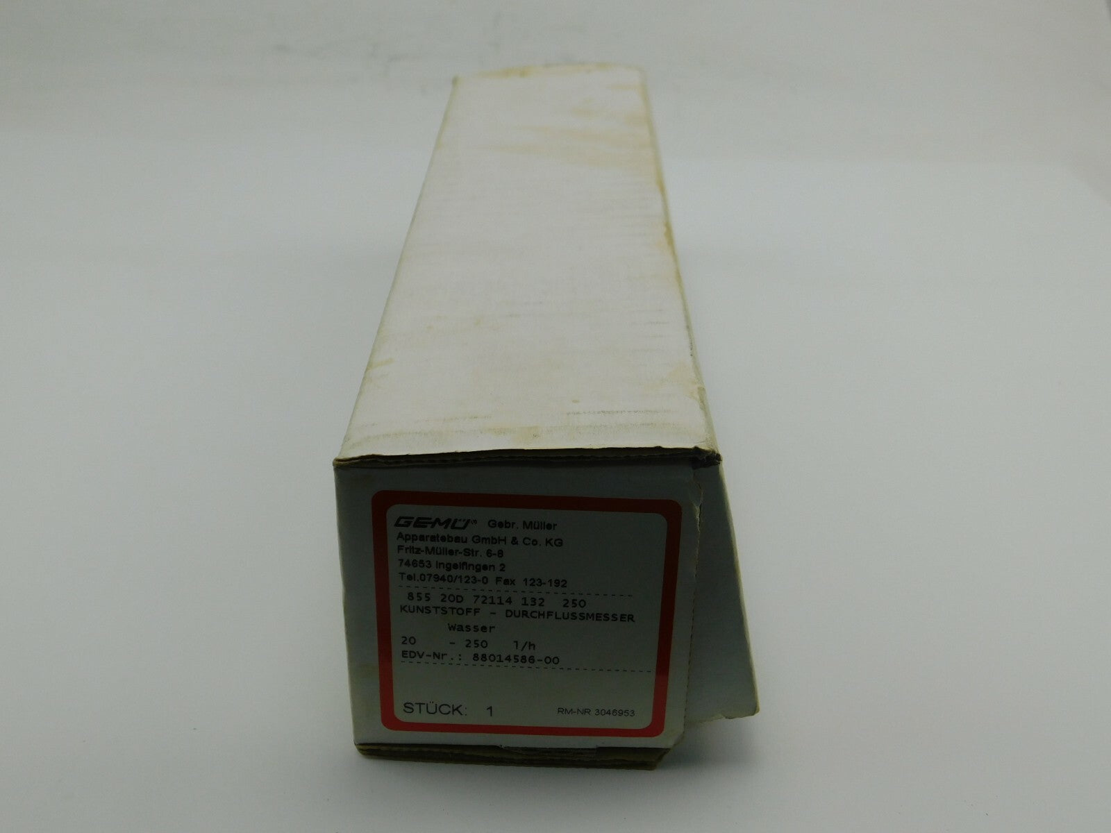 GEMÜ DURCHFLUSSMESSER 855 20D 72114 132 250 880014586-00