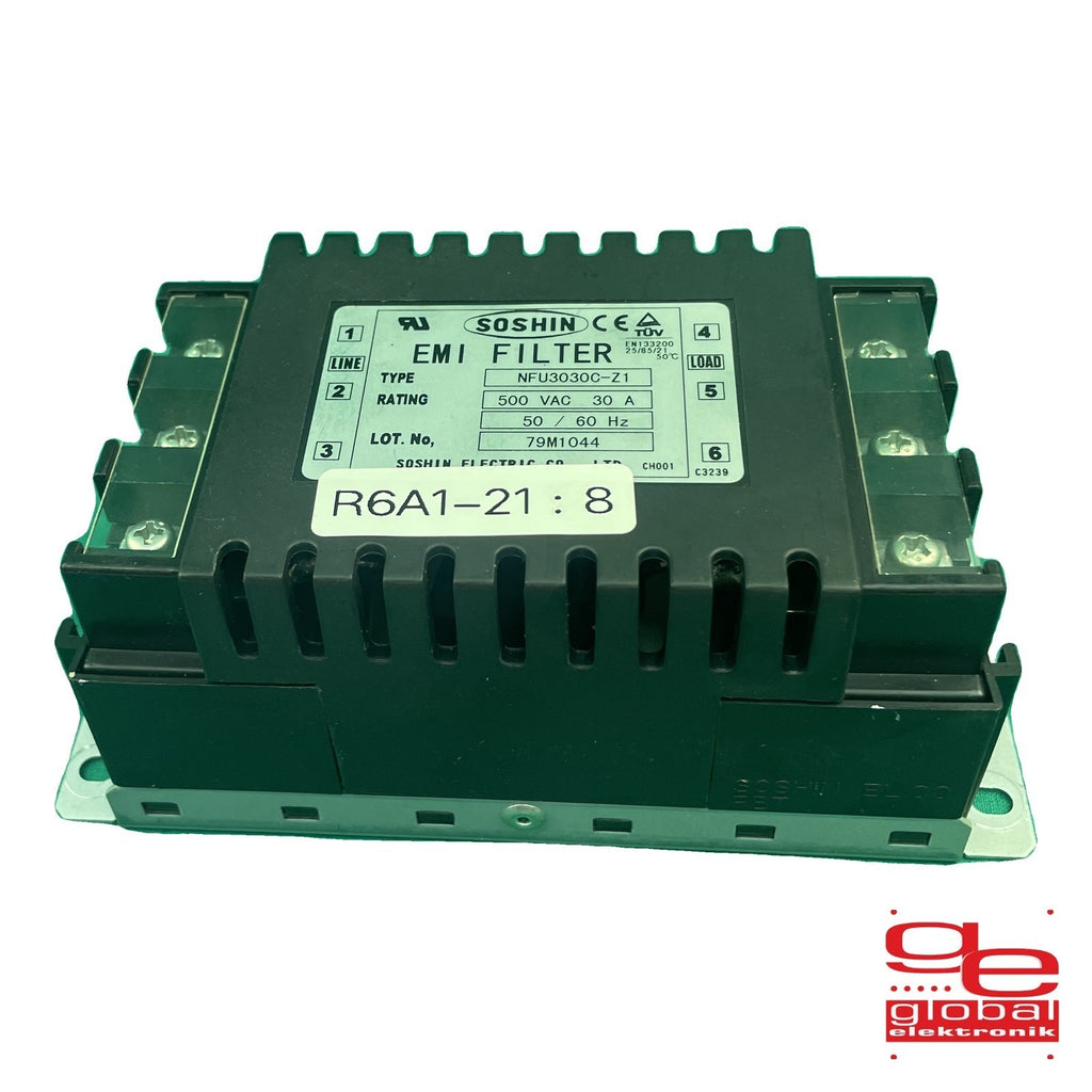 SOSHIN EMI Filter/Power Module NFU3030C-Z1