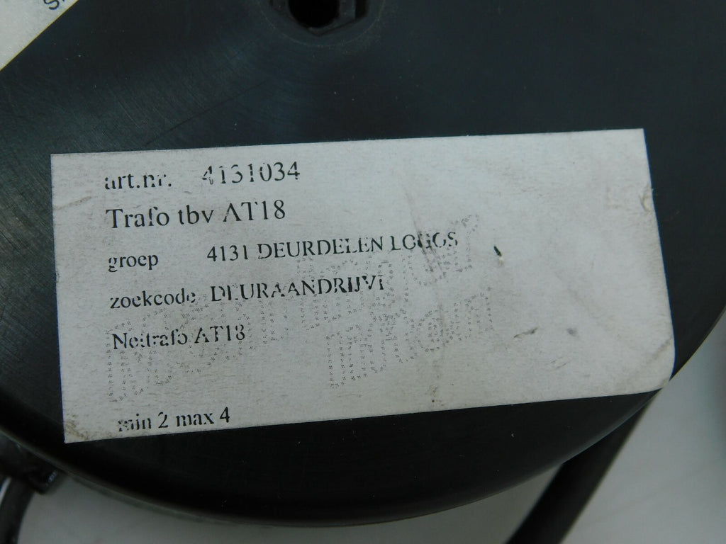 Siemens/Noratel AT18 Trafo IP54 ta55/B Transf.No. TI-044301