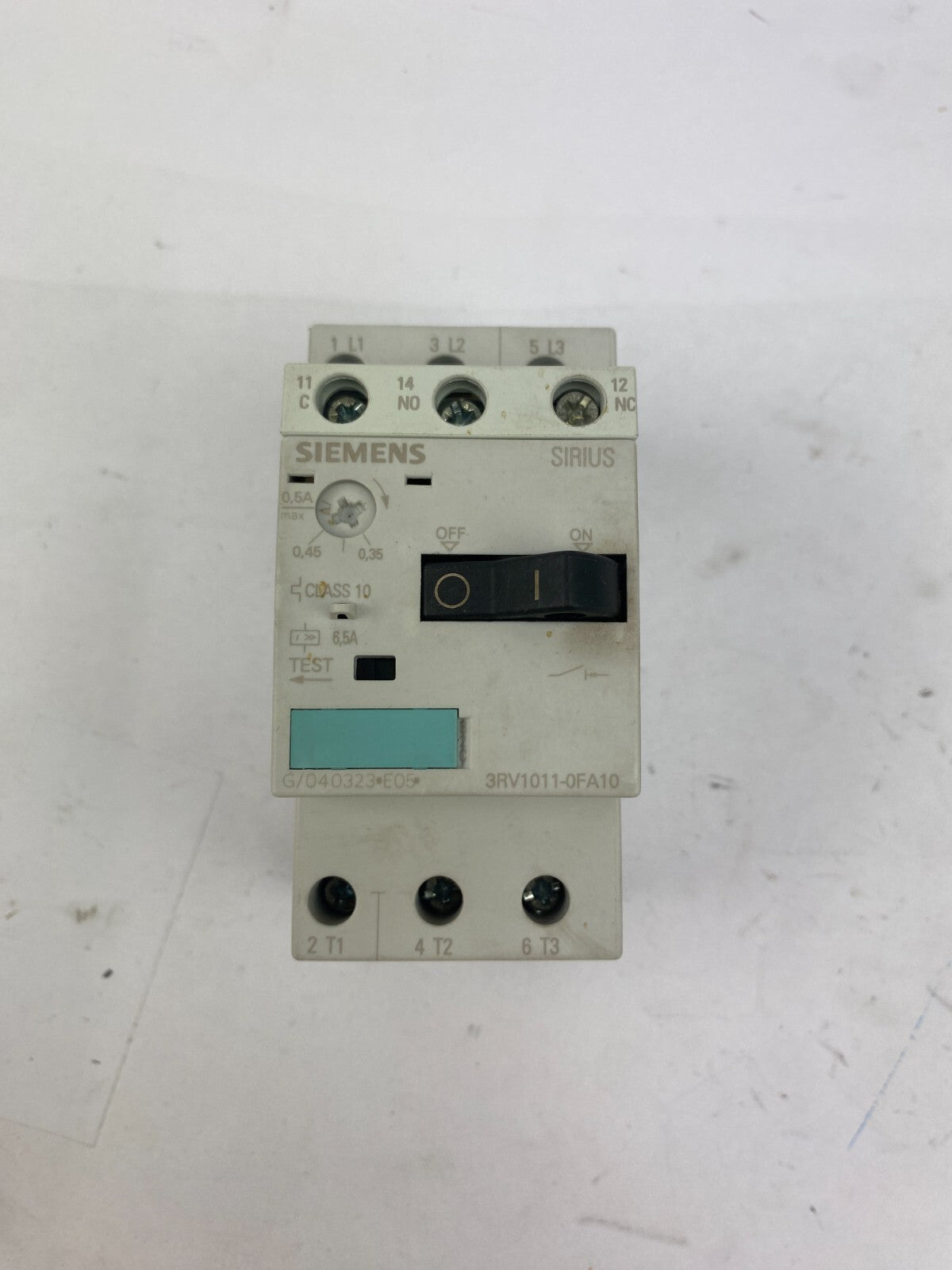 SIEMENS SIRIUS 3RV1011-0FA10 0,5A