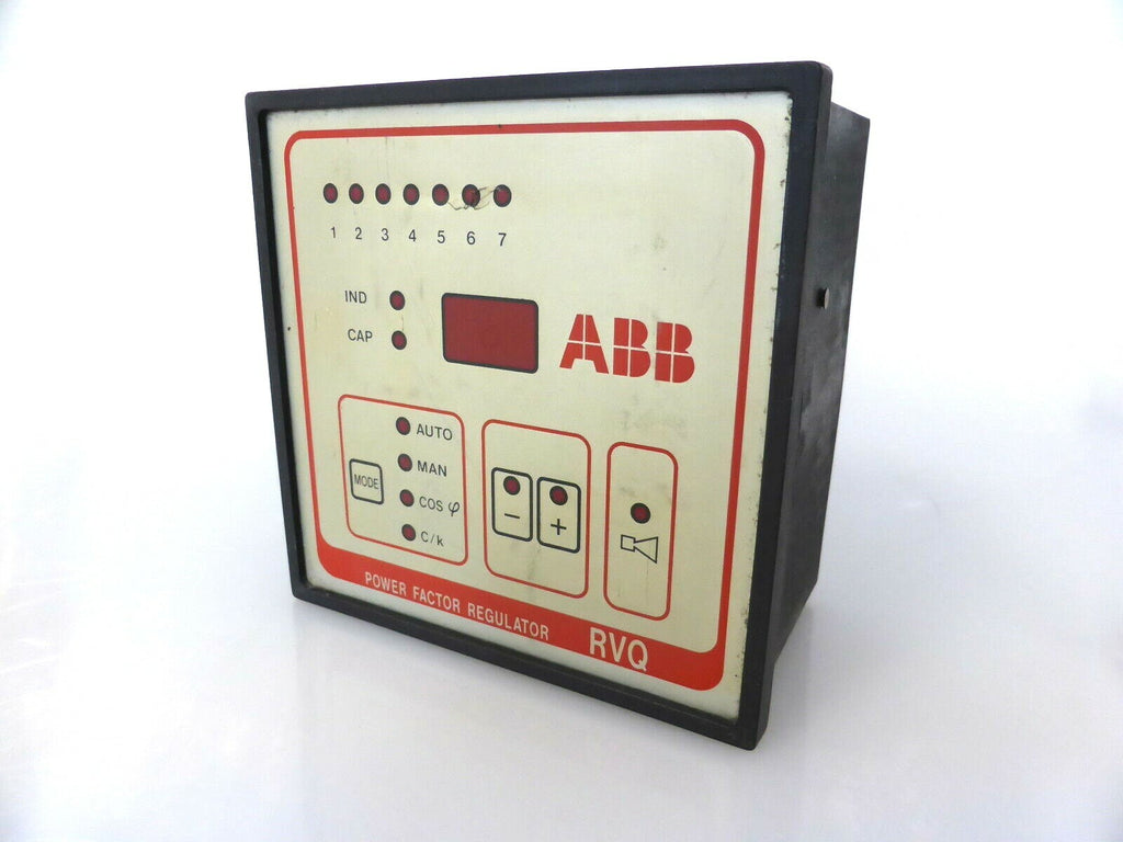 ABB RVQ Power Factor Regulator Blindstromkompensations Regler 7 Stufig 