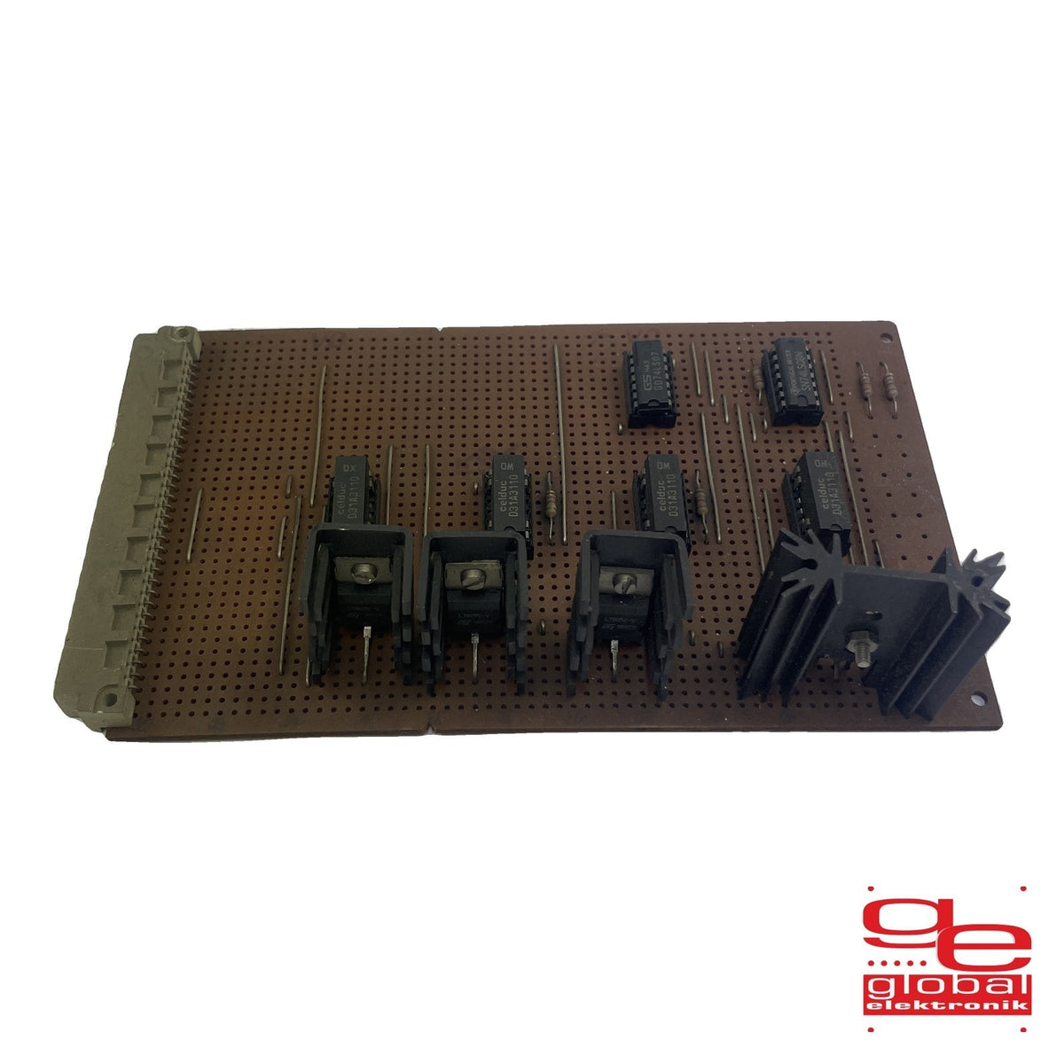 *Posten* HELLER Platine A 23.030 292-000/2774 mit Relaiskarte & Klemmenblock Set