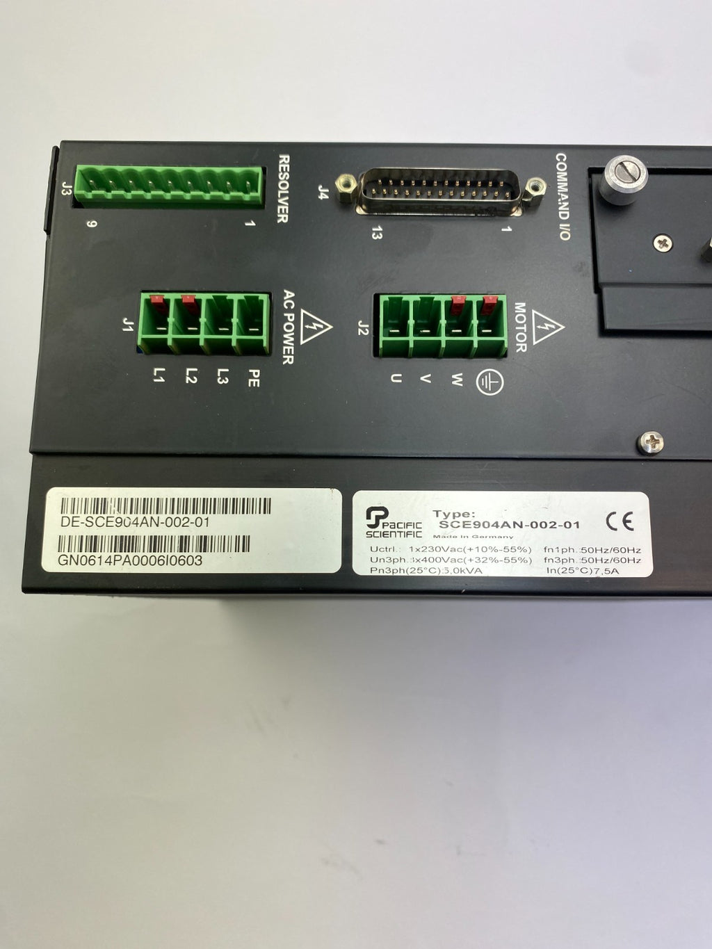 Pacific Scientific SCE904AN-002-01  7.5A