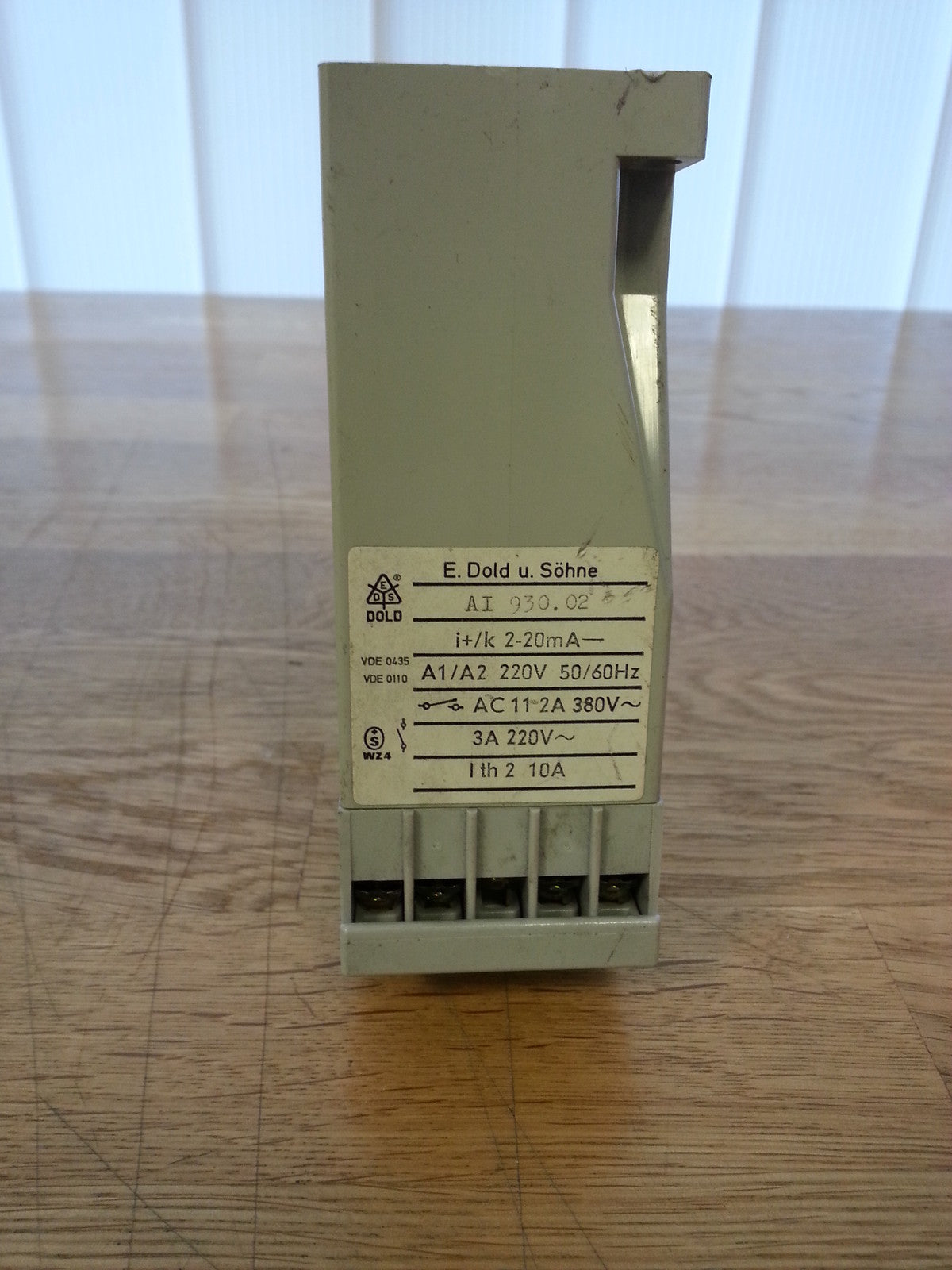 E.Dold & Söhne KG Stromrelais AI 930.02, 2-20MA 