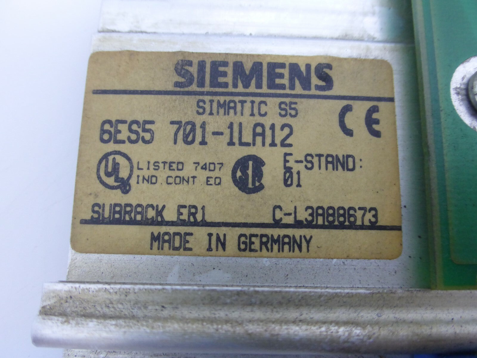 Siemens Simatic S5 6ES5 701-1LA12