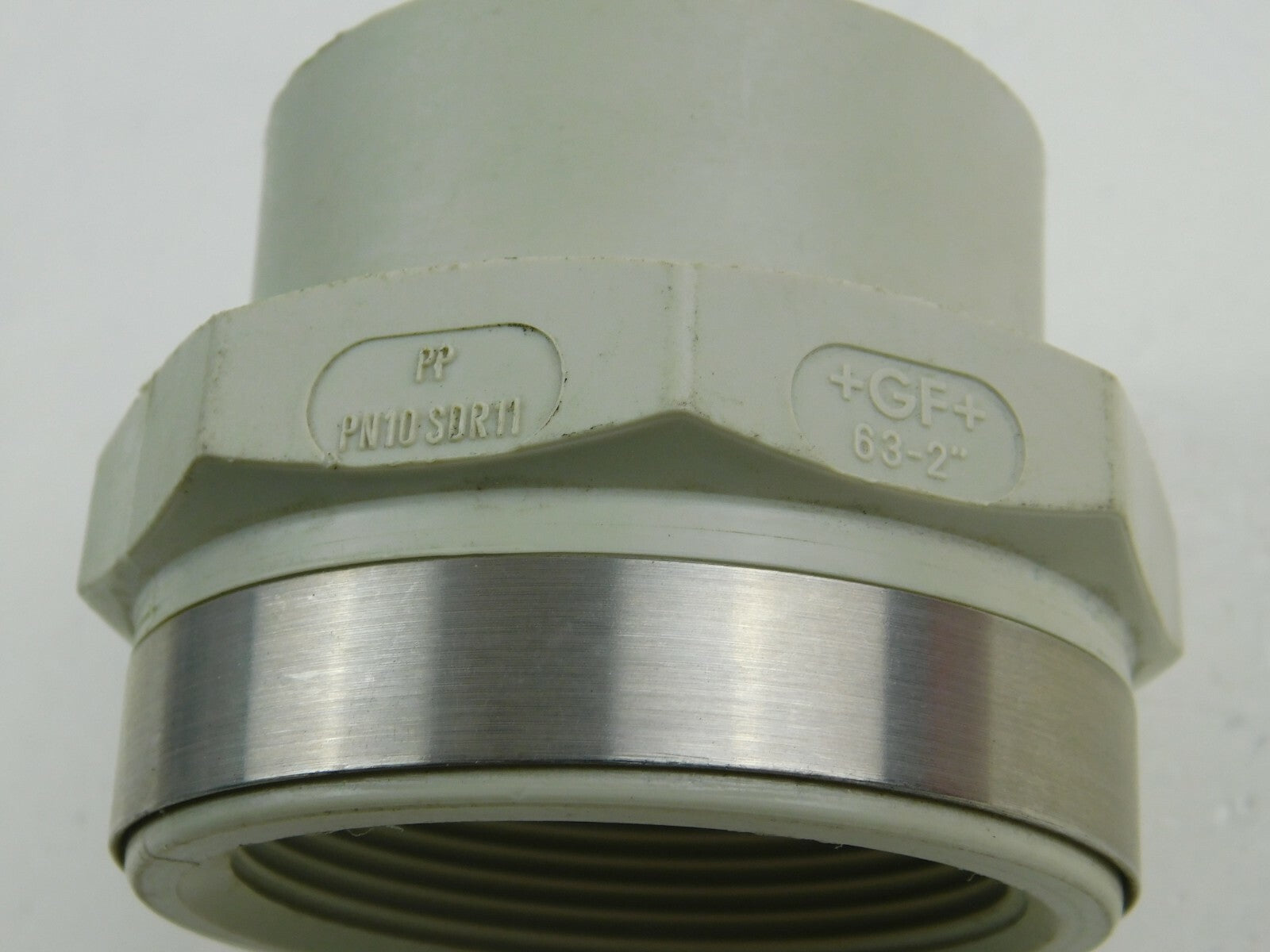 Georg Fischer Übergangs-Muffe Nippel  PP PN10 SDR11  63-2"      ** 5 Stück **