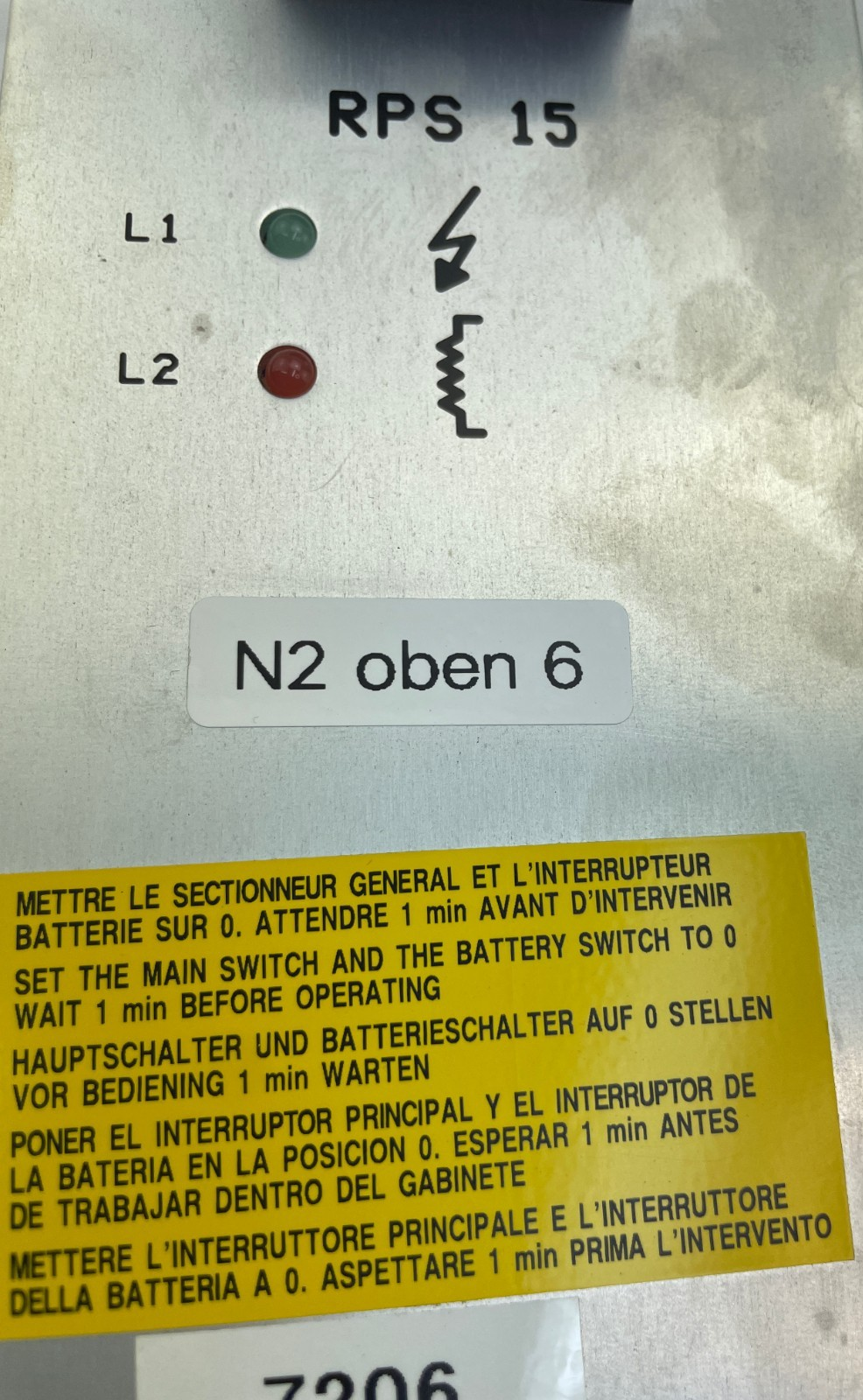 Stäubli RPS 15 Netzteilkarte D12139501A