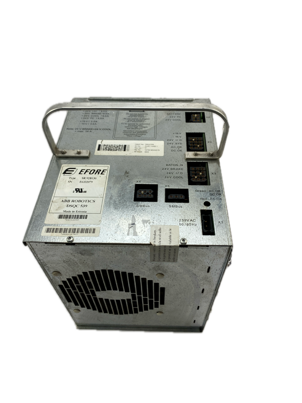EFORE SR 92B130 ABB ROBOTICS DSQC539