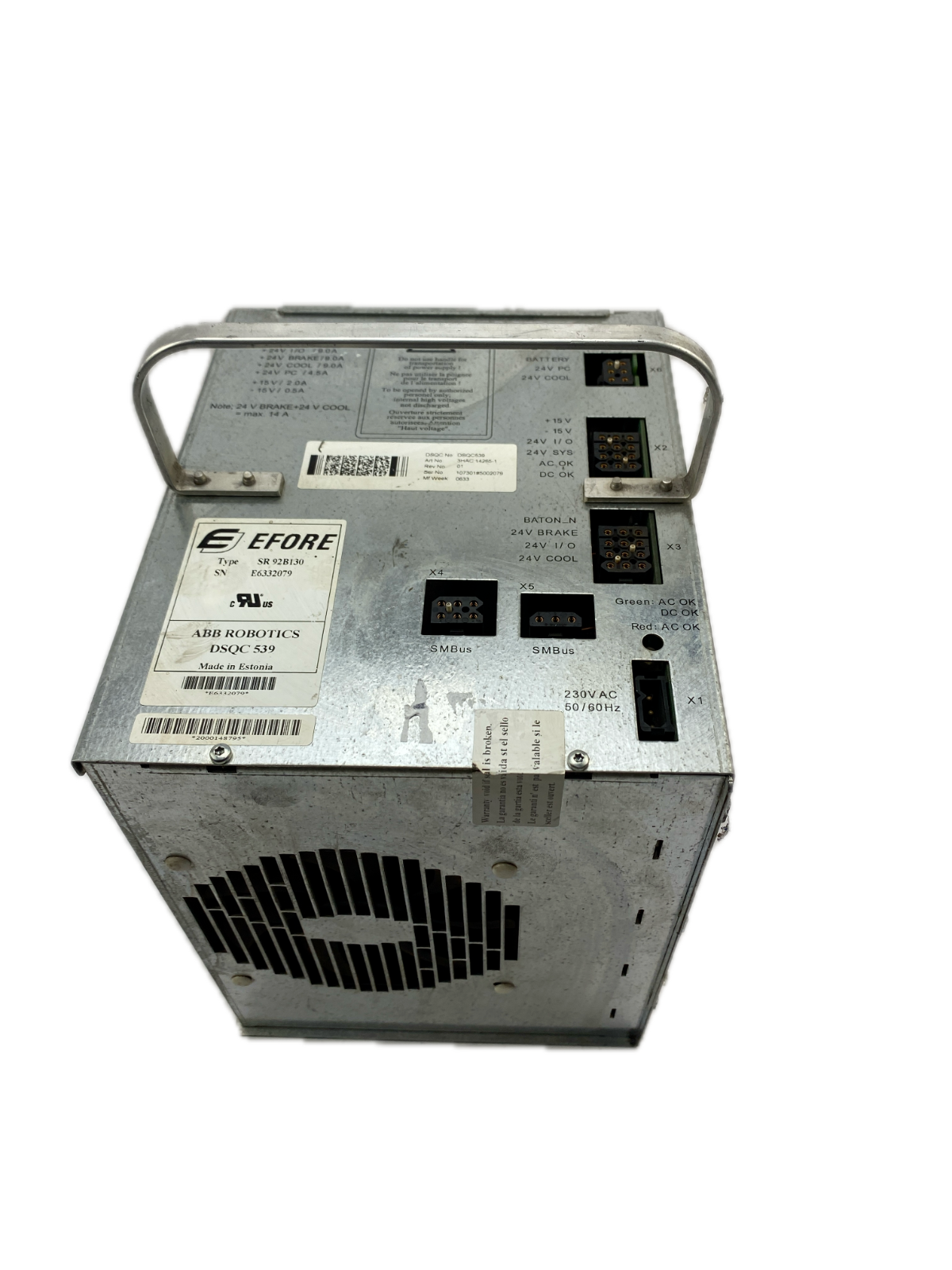 EFORE SR 92B130 ABB ROBOTICS DSQC539