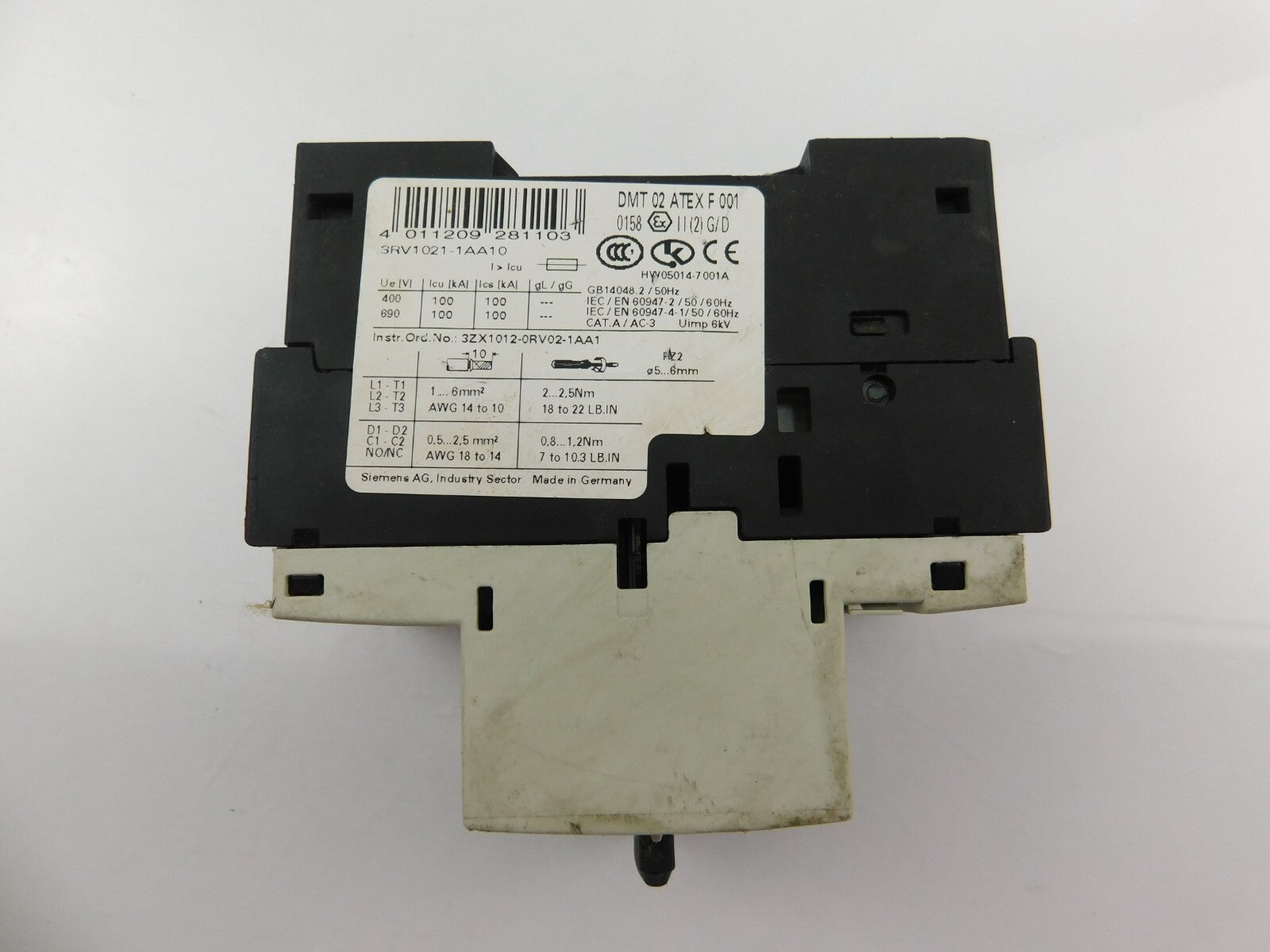 SIEMENS CLASS 10 3RV1021-1AA10