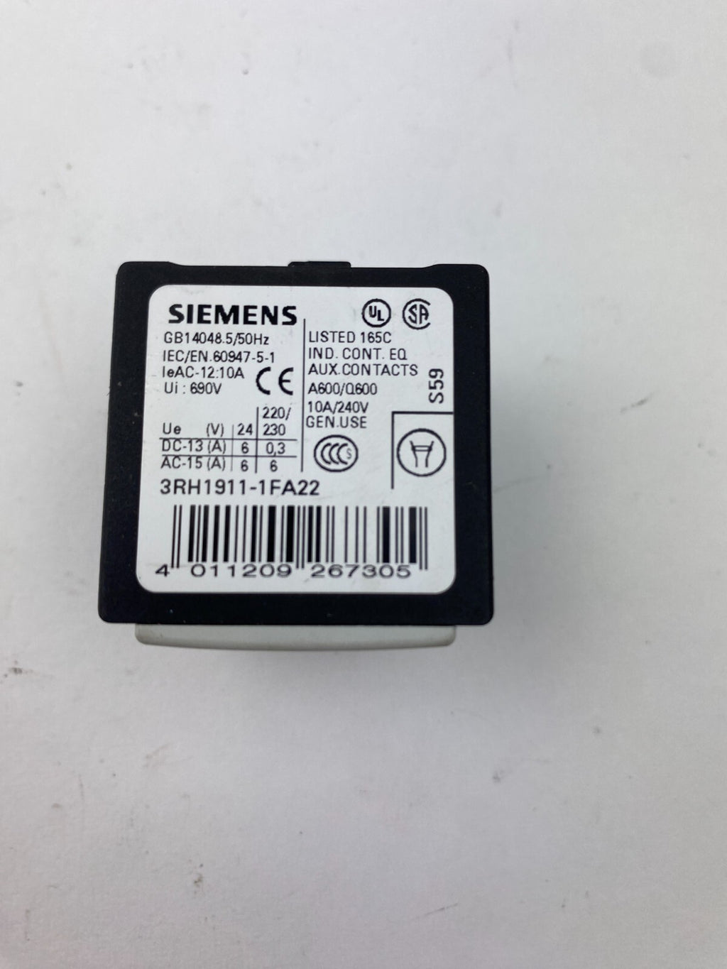 SIEMENS 3RH1911-1FA22 **2 Stück**