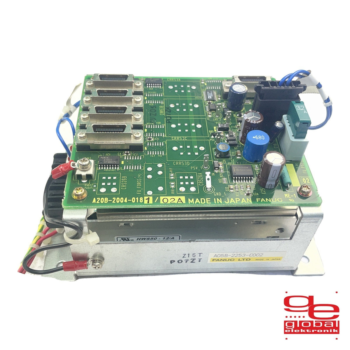 FANUC Multiplexer Board TDK-Lambda Power Supply A05B-2253-C002 A20B-2004-01/02A