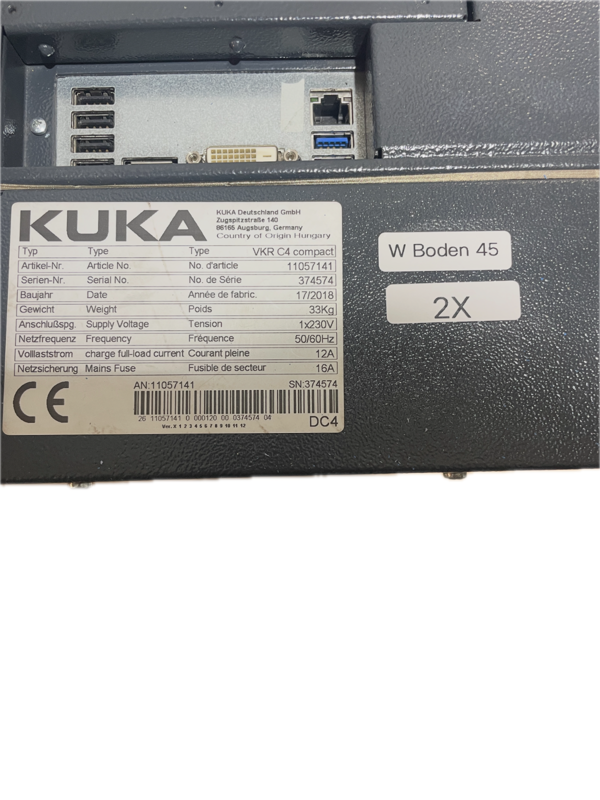 KUKA VKR C4 compact Serien-Nr.:374574