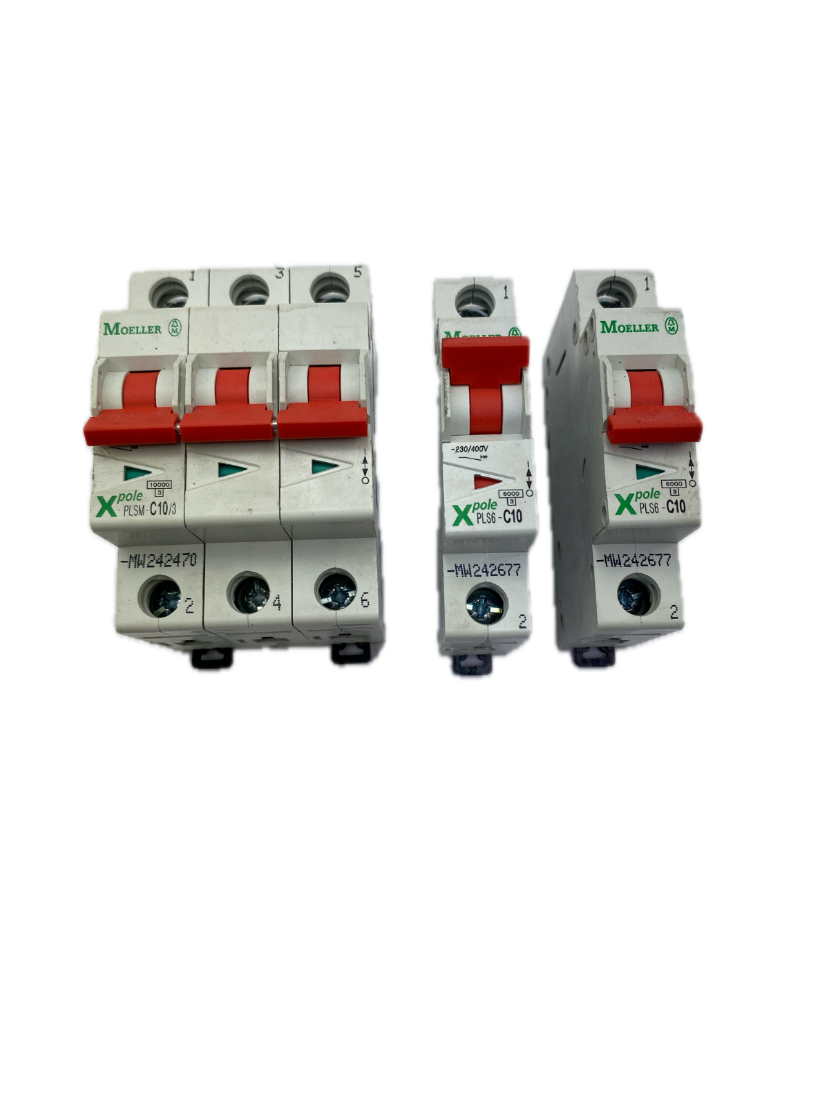 **Posten**. Moeller Xpole PLS6-C10-MW + PLSM-C10/3-MW
