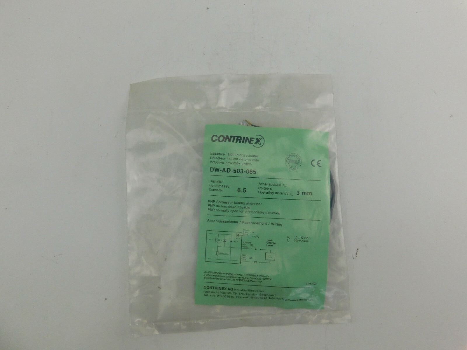 CONTRINEX Näherungsschalter DW-AD-503-065