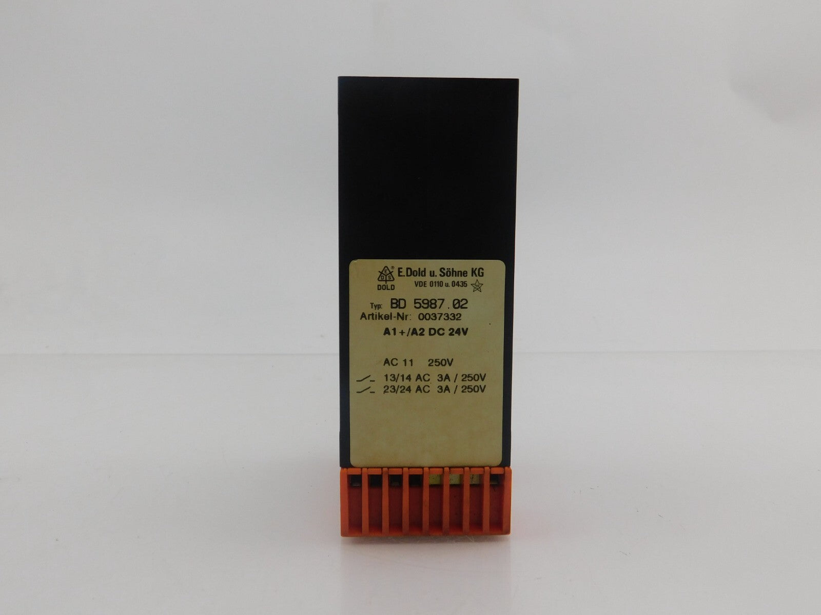 E.Dold u.SöHNE BD 5987.02 0037332 A1+A2 DC 24V