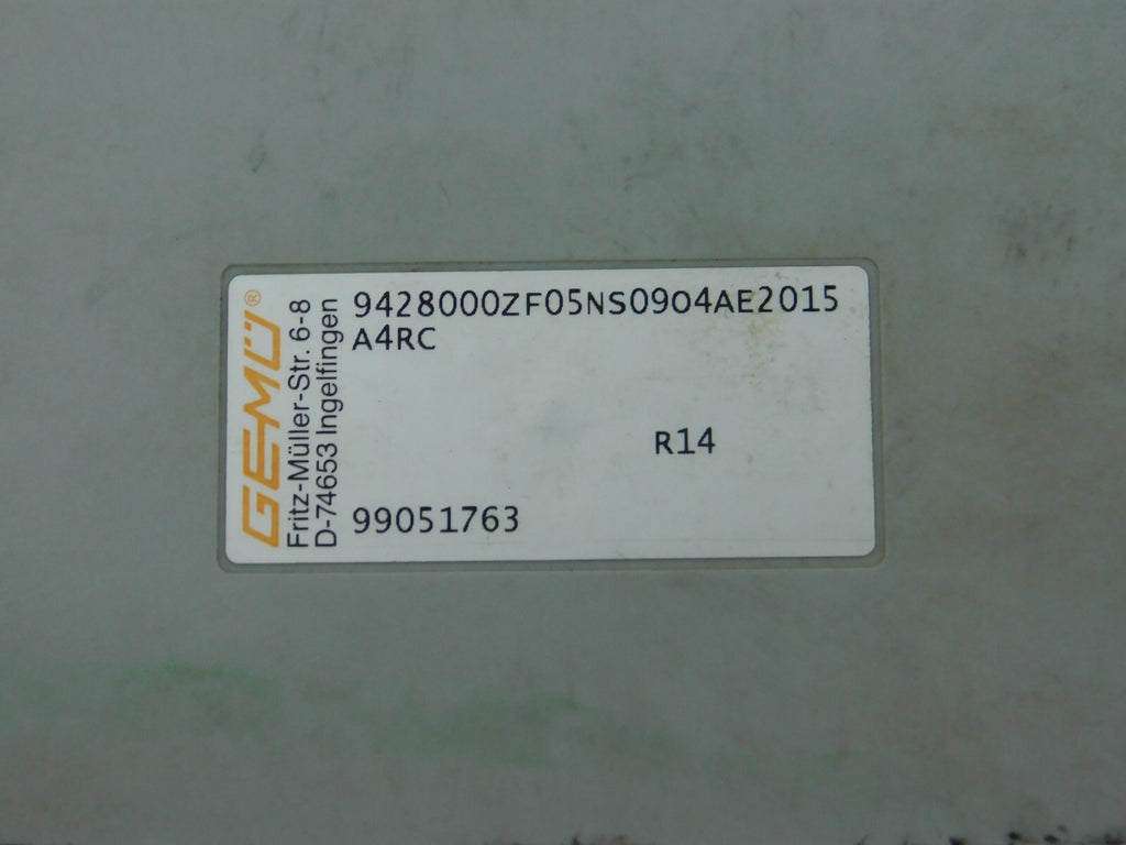GEMÜ Schwenkantrieb Motorisch 99051763 9428000ZF05NS0904AE2015  A4RC