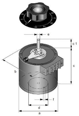 Einphasen Ringstell Transformator, toroidal transformer: